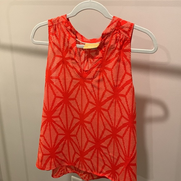 Maeve by Anthropologie Orange/ White Size 12. - Picture 4 of 4